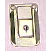 FixtureDisplays® Brass Pad Lock hasp and keys 100019