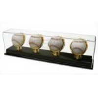 FixtureDisplays® Four Baseball Gold Glove Display case 100036