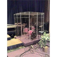 FixtureDisplays® Drum Booth Sound Room , Drum Shields or Drum Shield 100064