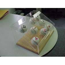 FixtureDisplays® 12 Oak Baseball Display Case 100130