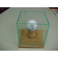 FixtureDisplays® Single Oak Golfball Display case 100131