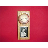 FixtureDisplays® Baseball and card Plaque 100140