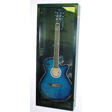 FixtureDisplays® Wood acoustical guitar display case 100146