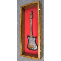 FixtureDisplays® Wood guitar display case_2 100148
