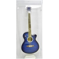 FixtureDisplays® Acoustical Acrylic guitar display case 100149
