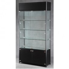 Lighted Tower Display Case with Three Adjustable Shelves 100278