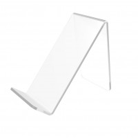 FixtureDisplays® Unit of 10 Plaxiglass Acrylic Easel Stand Book Holder Product Glorifier With Lip 2.5