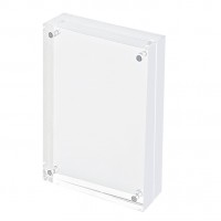FixtureDisplays® Clear Acrylic Sign Holder for 4