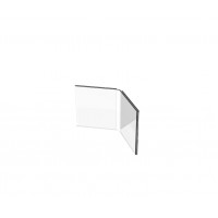 FixtureDisplays® Acrylic Plexiglass Lucite Dual Frame Sign/Menu Photo Holders, measuring 5 x 7 inches 100843