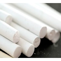 FixtureDisplays® Chalk, White 12pk  w/ Eraser 10235-wchalk