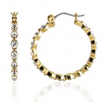 E257 Forever Gold Ultra Thin Full Hoop Earrings102822-Gold