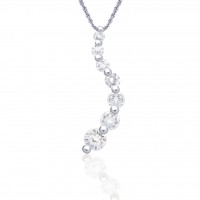 N850S Forever Silver Cubic Zirconia Journey Of Life Necklace102963