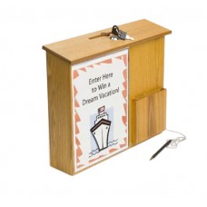 FixtureDisplays® Box,Collection Donation Charity,Suggestion,Fund-raising with Acrylic Sign Holder 15