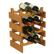 FixtureDisplays® 12 Bottle Dakota Wine Rack  104482