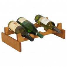 FixtureDisplays® 4 Bottle Dakota Wine Rack  104498
