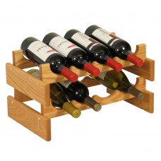 FixtureDisplays® 8 Bottle Dakota Wine Rack  104500