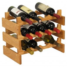 FixtureDisplays® 12 Bottle Dakota Wine Rack  104504
