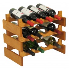 FixtureDisplays® 12 Bottle Dakota Wine Rack  104506