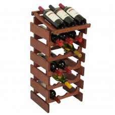 FixtureDisplays® 18 Bottle Dakota Wine Rack with Display Top  104541
