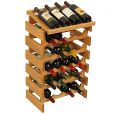FixtureDisplays® 24 Bottle Dakota Wine Rack with Display Top  104572