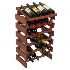FixtureDisplays® 24 Bottle Dakota Wine Rack with Display Top  104573