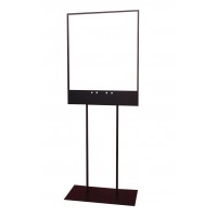 FixtureDisplays® Stand, Bulletin Poster Stand Takes Donation Ballot Collection Box (Box not inclluded) 11063