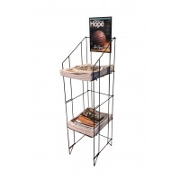 FixtureDisplays® Display, Bulk Newspaper Wire Rack Magazine Stand  1112-912