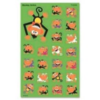 Trend® Monkey Antics SuperShapes Stickers, 184 Stickers/Pack 1119272