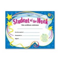 Trend® Student of The Week Certificate, Ready-To-Frame, 8-1/2