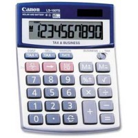 Canon® Handheld Calculator, LS154TG, 12-Digit, Dual Power, 3-1/8