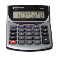 Innovera® 15925 Portable Minidesk Calculator, 8-Digit LCD 1119395