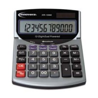 Innovera® 15966 Compact Desktop Calculator, 12-Digit LCD 1119396