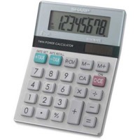 Sharp® 8-Digit Desktop Calculator, EL310TB, Dual Power, 3-1/2