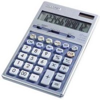 Sharp® 12-Digit Calculator, EL339HB, Dual Power, 4-Key Memory, 4-1/3