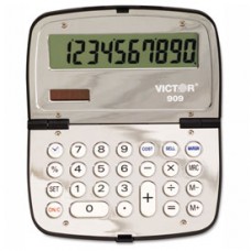 Victor® 909 Handheld Compact Calculator, 10-Digit LCD 1119421