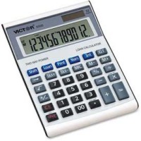Victor® 12-Digit Desktop Calculator, 6500, W/Loan Wizard, 5-3/4