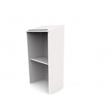 FixtureDisplays® Wood Lectern Podium Pulpit School Institution Conference Hotel 1131-WHITE