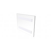 FixtureDisplays® Clear Wall-Mount/ Window Signs Plexiglass Acrylic Feature 11