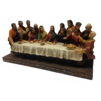 FixtureDisplays® The Last Supper Figurine Jesus and Deciples Molded Sculputure 13302