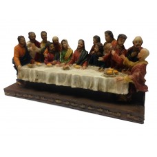 FixtureDisplays® The Last Supper Figurine Jesus and Deciples Molded Sculputure 13302
