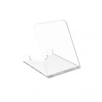 FixtureDisplays® Acrylic Plexiglass Clear Plate Holder Glorifier 13806 4 PK