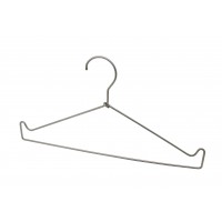 FixtureDisplays® Stainless Steel Strong Metal Wire Hangers Clothes Hangers Everyday Hangers 15653