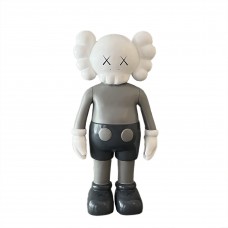 FixtureDisplays® 31 X 14 X 59“  KAWS Figure Full Size Art Model Collectible Trendy Birthday Gift Toys Home Business Decoration, Grey 15891
