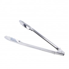 FixtureDisplays® 1 Pc Stainless Steel Utility Tongs, 8.8 X 1.2 Inch, Kitchen Tongs 15924