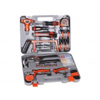 FixtureDisplays® 82-Piece Homeowner's Tool Kit Professional Hardware Tools Set 15992