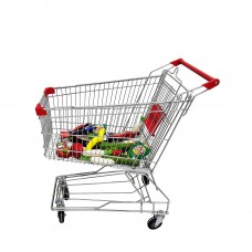 FixtureDisplays 4.4 Cubic Foot 125 L Shopping Cart Grocery Supermarket Store Cart Ships on LTL Truck Service 35
