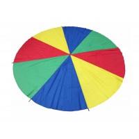FixtureDisplays® 12 Foot Play Parachute for Kids 8 Handles with Storage Bag Play Parachute for Kids Tent Picnic Mat Blanket 16877