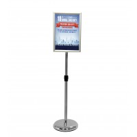 FixtureDisplays® 11x17 17x11 Sign Holder Stand Poster Stand Adjustable Height Literature Stand 18479