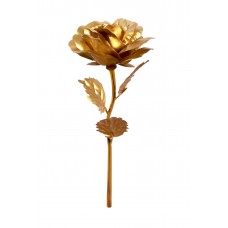 FixtureDisplays®24K Golden Foil Artificial Rose Flower Best Gift, Handcrafted and Last Forever 18617