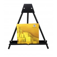 FixtureDisplays® Table Top Easel with Portable Design, 17.5 x 16.75 Black 19449